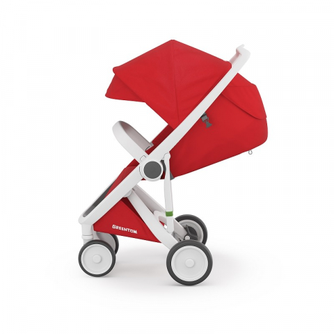 Carucior, Greentom, Classic Upp, 100% Ecologic, White Red [3]