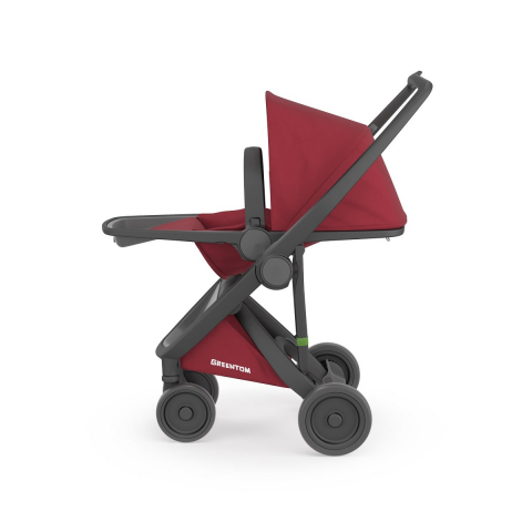 Carucior, Greentom, Reversible, 100% Ecologic, Black Cherry [3]