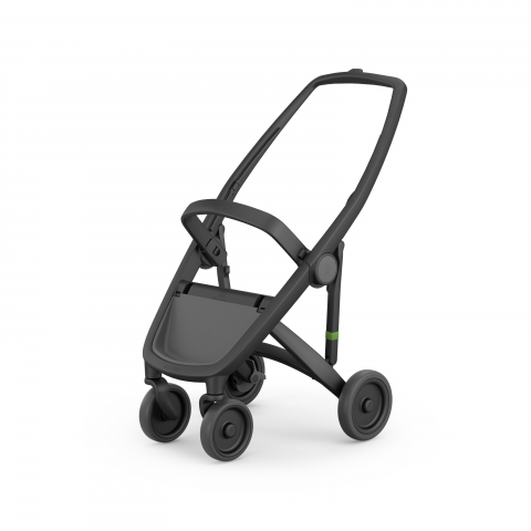 Carucior, Greentom, Reversible, 100% Ecologic, Black Mint [4]