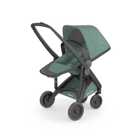 Jucarii 0-12 luni - Greentom-Carucior, Greentom, Reversible, 100% Ecologic, Black Sage