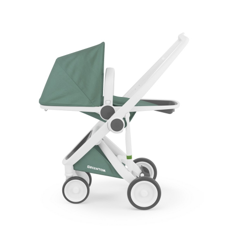 Carucior, Greentom, Reversible, 100% Ecologic, White Sage [4]