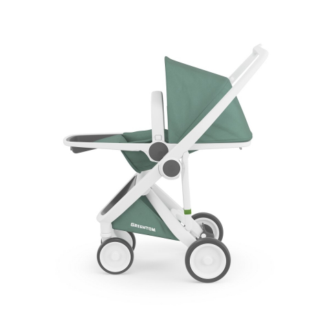 Carucior, Greentom, Reversible, 100% Ecologic, White Sage [3]