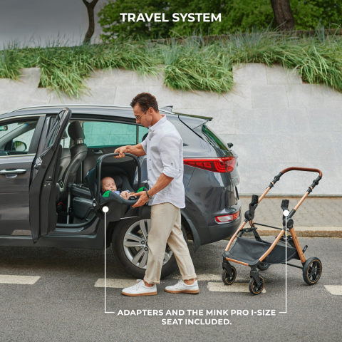 Carucior Kinderkraft Esme, 3 In 1, Sand Beige [10]