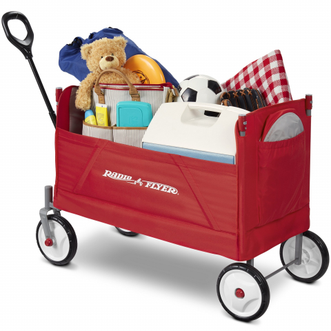 Radio Flyer-Carucior pliabil de tractat cu baldachin Radio Flyer EZ Fold Wagon [6]
