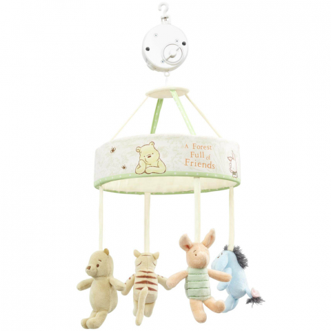 Jucarii 1-3 ani - Rainbow Designs-Carusel muzical pentru patut Winnie the Pooh