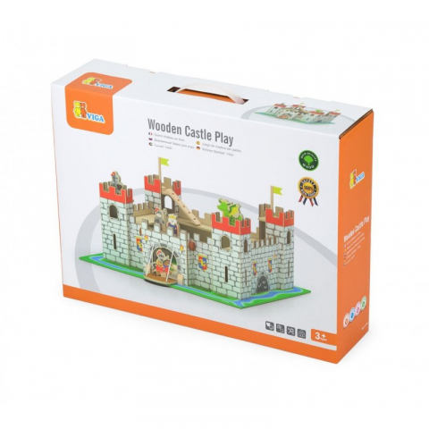 Jucarii 3-5 ani - Viga-Castel din lemn, Viga