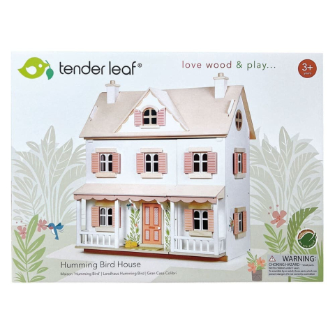 Tender Leaf Toys-Casuta coloniala de papusi, din lemn premium Humming Bird House - Tender Leaf Toys [1]