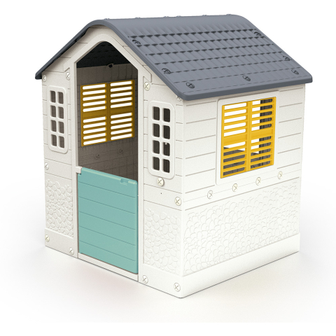 DOLU-Casuta copii cu usa pentru animale pastel [2]