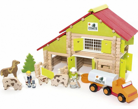 Minden játék - Jeu-Jura-Casuta-cu-camion-si-animale-180-piese