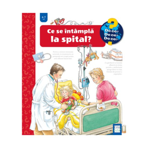 Jucarii educative - Editura Casa-Ce se intampla la spital? - Andrea Erne