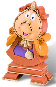 Játékok 3 éves kortól - Bullyland Ceasul Cogsworth - Figurina din Frumoasa si Bestia