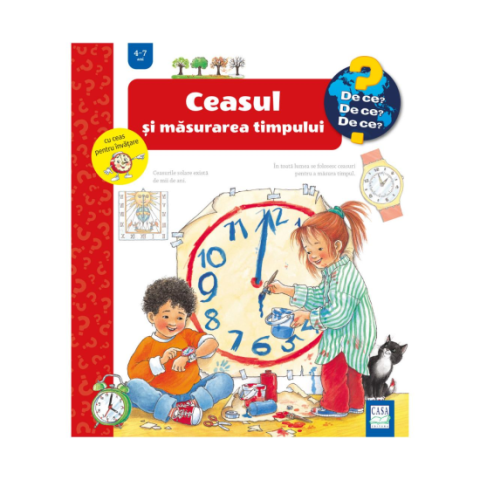 Jucarii educative - Editura Casa-Ceasul și masurarea timpului - Angela Weinhold