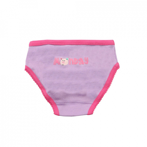 Zoocchini-Chilotei din bumbac organic, pentru fete, Zoocchini, Zilele sÃ„Æ’ptÃ„Æ’mÃƒÂ¢nii, 5-6 ani - 7 buc [2]