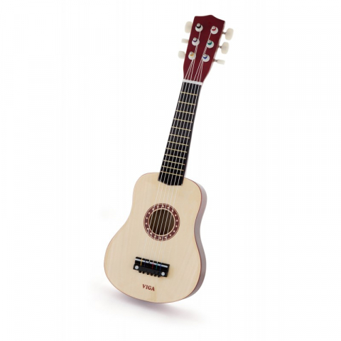 Chitară din Lemn pentru Copii VIGA, 53 cm – Perfectă pentru Micii Muzicieni, [2]