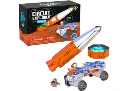 Kísérleti készletek gyerekeknek - Learning-Resources-Set-constructie-STEM-invatare-circuite-Circuit-Explorer-Racheta