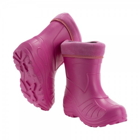 Cadouri botez - Cizme-copii-Kolmax-super-usoare-EVA-liner-fleece-detasabil-marime-22-Roz-Kolmax