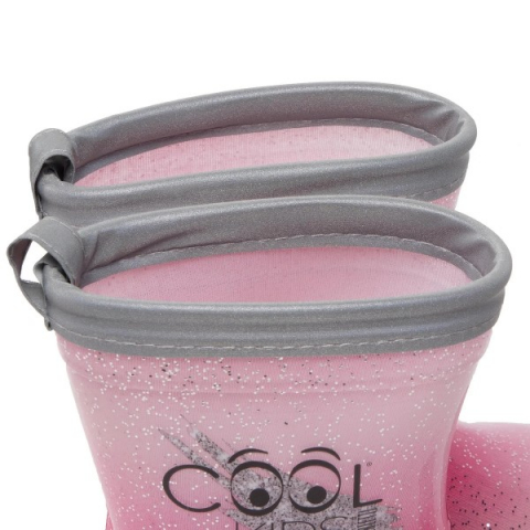 Cizme de cauciuc Perletti cu sclipici marime 30 31 roz fuchsia [1]