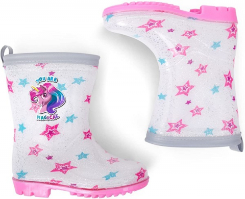 Anya és gyerek - Cizme de cauciuc Perletti Unicorn cu margine reflectorizanta marimi 30 31