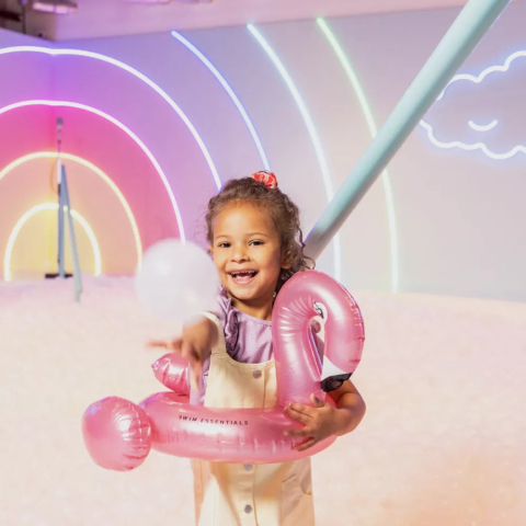 Swim Essentials-Colac pentru copii 55 cm Flamingo Swim Essentials [1]