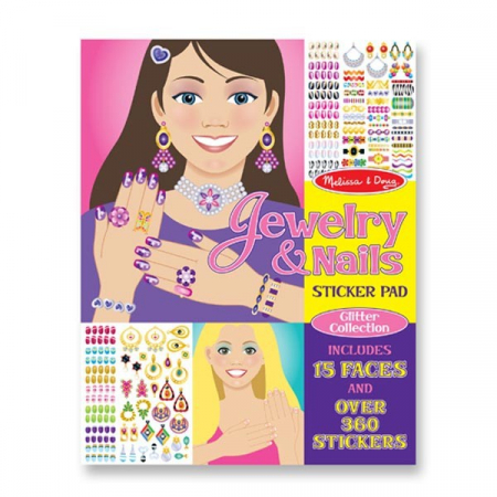 Lucru manual copii - Melissa-Doug-Colectia-de-abtibilduri-bijuterii-si-manichiura-Melissa-and-Doug