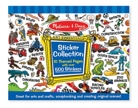 Játékok 2 éves kortól - Melissa & Doug Colectia de abtibilduri Melissa and Doug Albastru