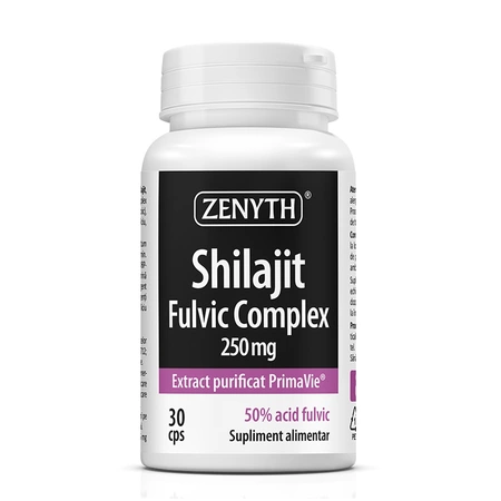 Mama si Copilul - Zenyth-Complex fulvic Shilajit, 250 mg, 30 capsule, Zenyth