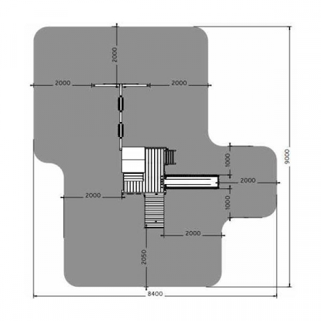 Fungoo-Complex joaca din lemn 7in1 Fungoo Treehouse [5]