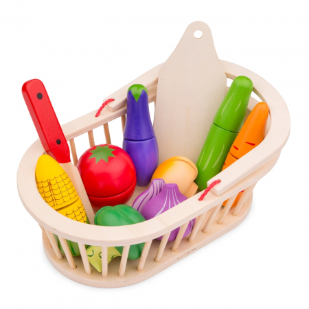 Jocuri si Jucarii Educative - New-Classic-Toys-Cos-cu-legume