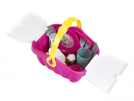 Játékok 1-3 éveseknek - Klein-Cos picnic Barbie cu accesorii