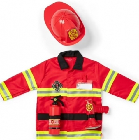 Gyerek Halloween jelmezek - Melissa & Doug Costum carnaval copii Pompier Sef Melissa and Doug