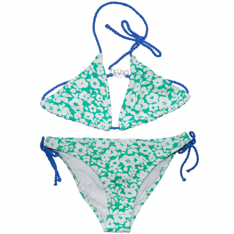 Játékok 6-8 éveseknek - Costum de baie 2 piese Verde/Alb (6732), 8 ani, 128 cm