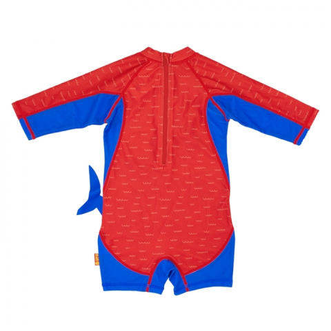 Costum de baie Zoocchini, protectie UPF50+, Marime L, 24-36 luni - Shark [1]
