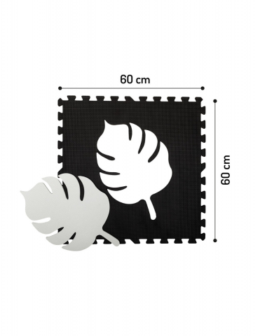 Covoras de joaca puzzle 120x120 cm Momi, Feli - Black [5]