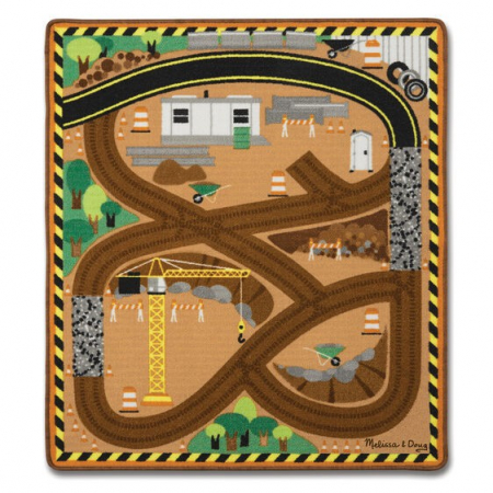 Jucarii +2 Ani - Melissa & Doug Covoras de joaca si accesorii Santierul de constructii
