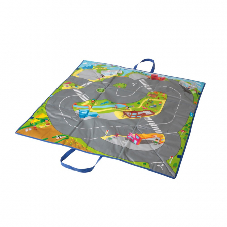 Játékok 6-8 éveseknek - Miniland-Covoras-de-joaca-si-cutie-pentru-jucarii-Trafic
