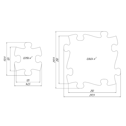 Covoras ortopedic senzorial puzzle Set XXL A Muffik [1]