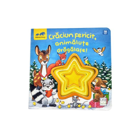 Jucarii educative - Editura Casa-Craciun fericit, animaluțe dragalașe! - Bernd Penners