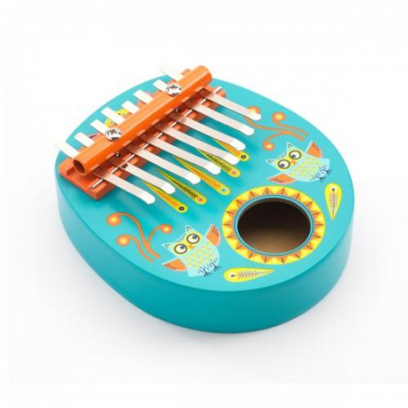 Zenei eszközök gyerekeknek - Djeco-Kalimba-Instrument-muzical-pentru-copii