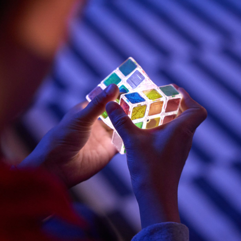 Spin Master-Cub Rubiks Pulse Luminos [5]