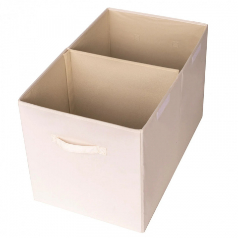 Gyerekszoba dekorációk - Cufar pliabil pentru camera copiilor, material reciclat Cream, 3 Sprouts