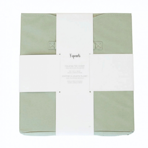 Cufar pliabil pentru camera copiilor, material reciclat Green, 3 Sprouts [2]