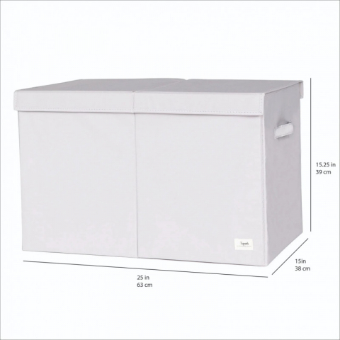 Cufar pliabil pentru camera copiilor, material reciclat Gri, 3 Sprouts [3]