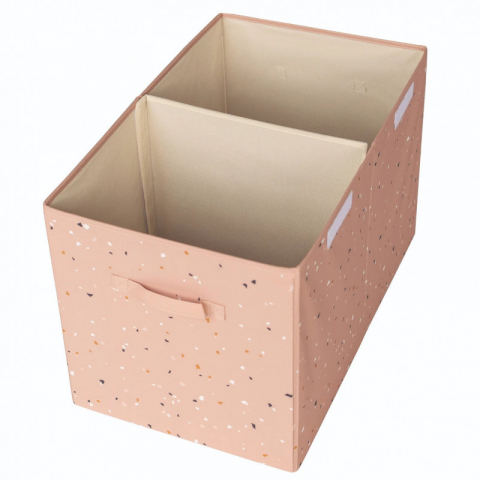 Gyerekszoba dekorációk - Cufar pliabil pentru camera copiilor, material reciclat Terrazzo Clay, 3 Sprouts