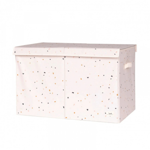 Cufar pliabil pentru camera copiilor, material reciclat Terrazzo Cream, 3 Sprouts [5]