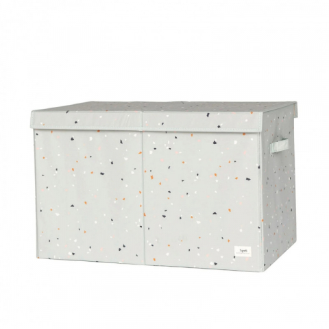 3 Sprouts-Cufar pliabil pentru camera copiilor, material reciclat Terrazzo Green, 3 Sprouts [1]