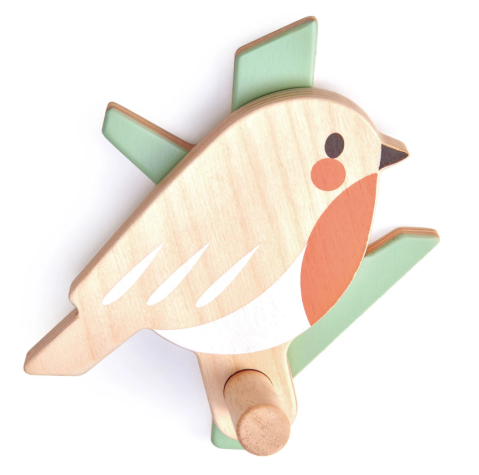 Játékok 50 RON alatt - Cuier pentru copii, din lemn premium - Forest Coat Hook - Tender Leaf Toys