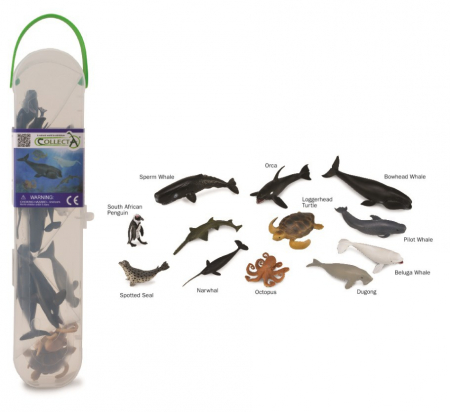 Jucarii +6 Ani - Collecta-Cutie-cu-12-minifigurine-Animale-marine-Set-2