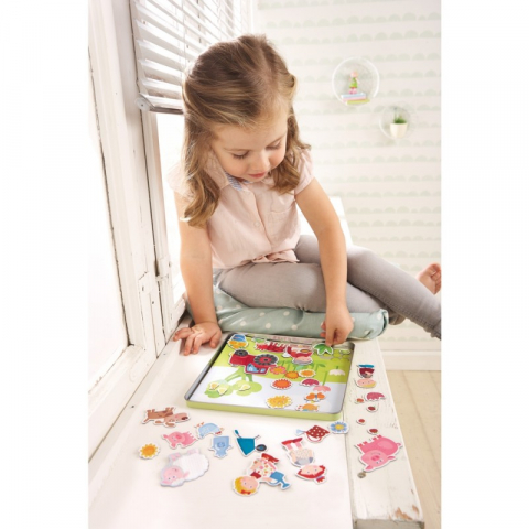 Cutie cu joc magnetic - Ferma lui Peter si Pauline, Haba [2]
