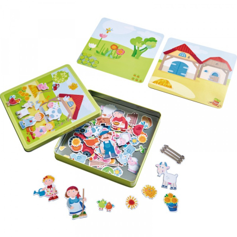 Cutie cu joc magnetic - Ferma lui Peter si Pauline, Haba [3]