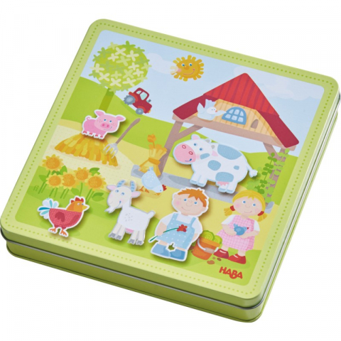 Cutie cu joc magnetic - Ferma lui Peter si Pauline, Haba [1]